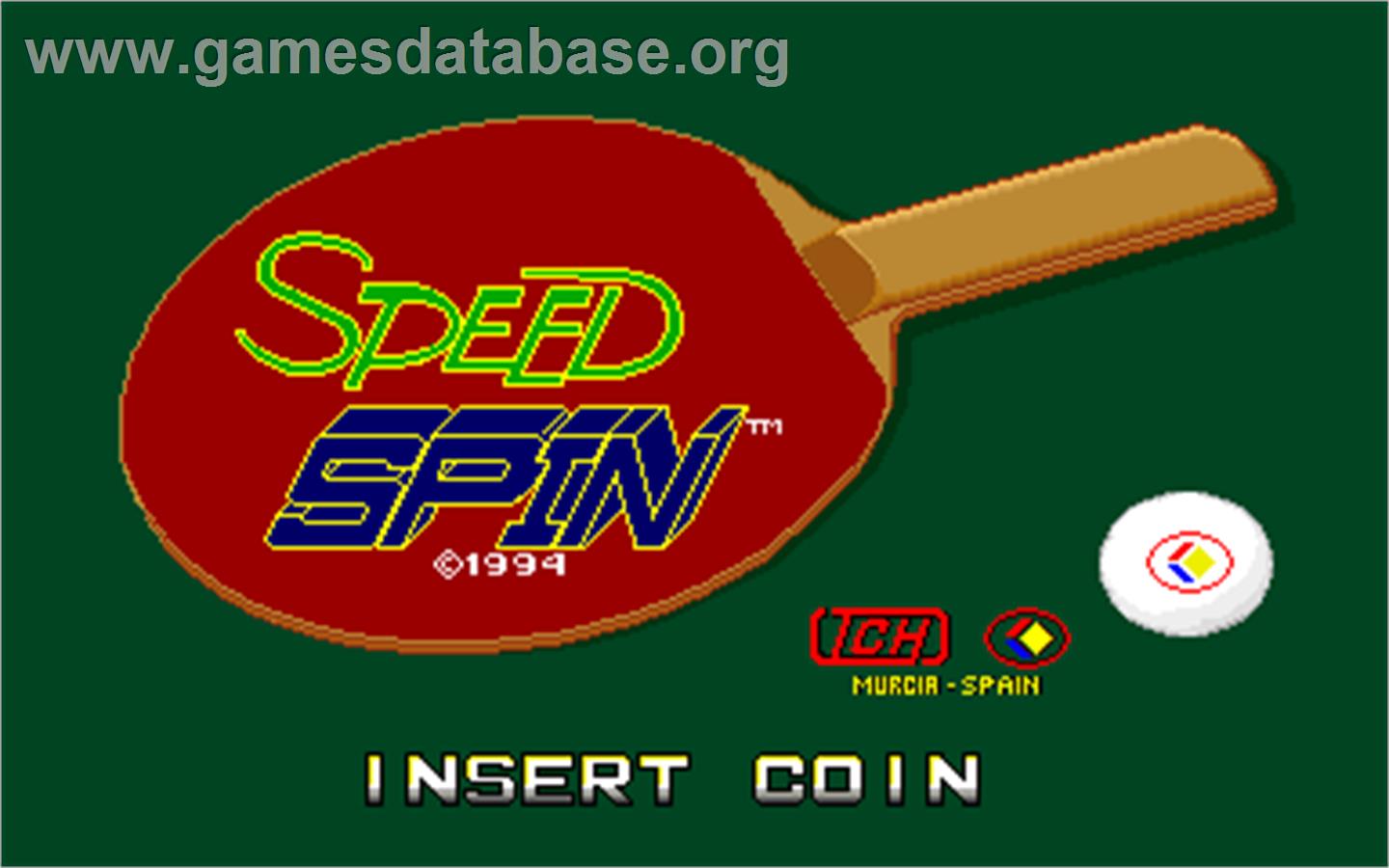 Speed Spin - Arcade - Artwork - Title Screen
