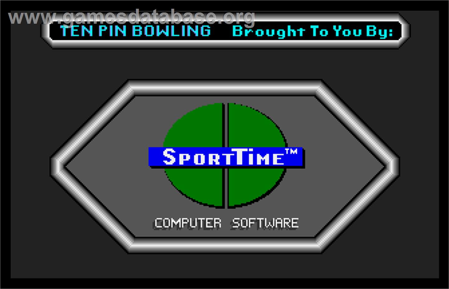 SportTime Bowling - Arcade - Artwork - Title Screen