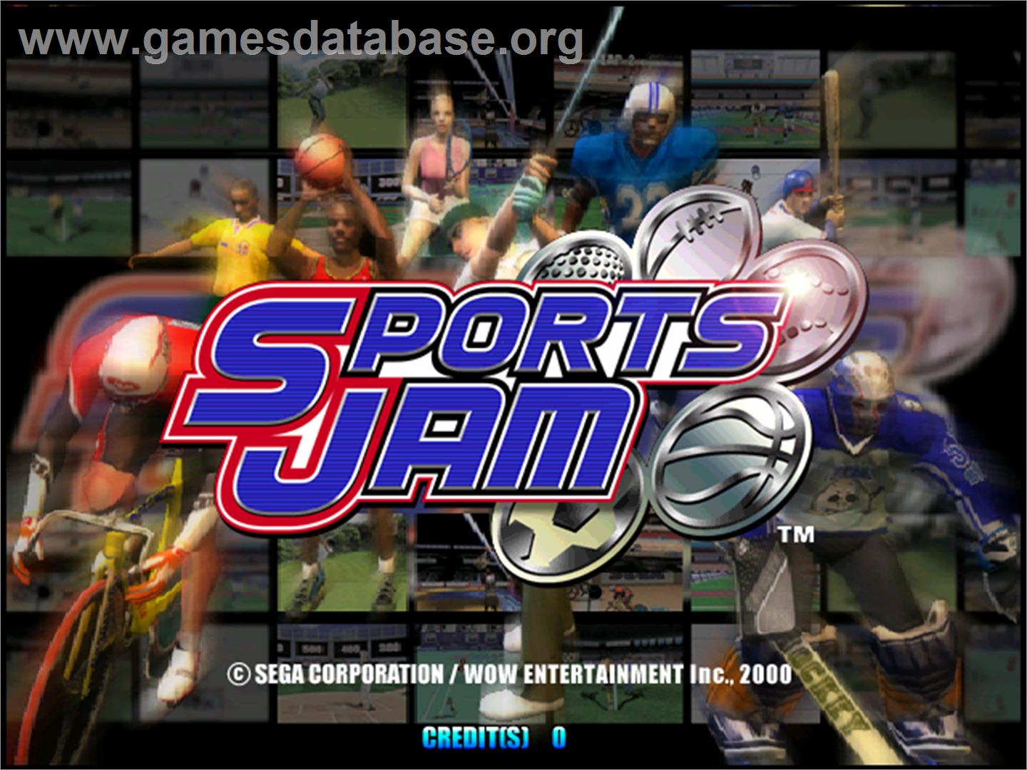 Sports Jam - Arcade - Artwork - Title Screen