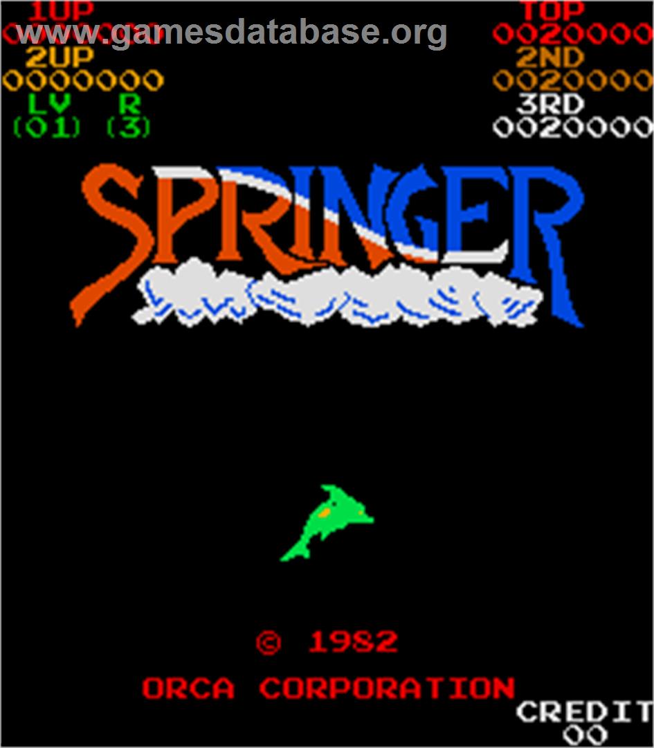 Springer - Arcade - Artwork - Title Screen