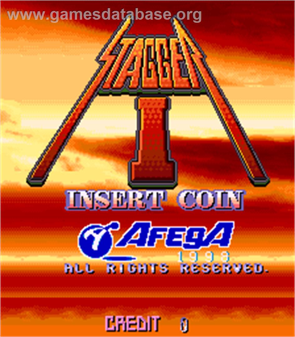Stagger I - Arcade - Artwork - Title Screen
