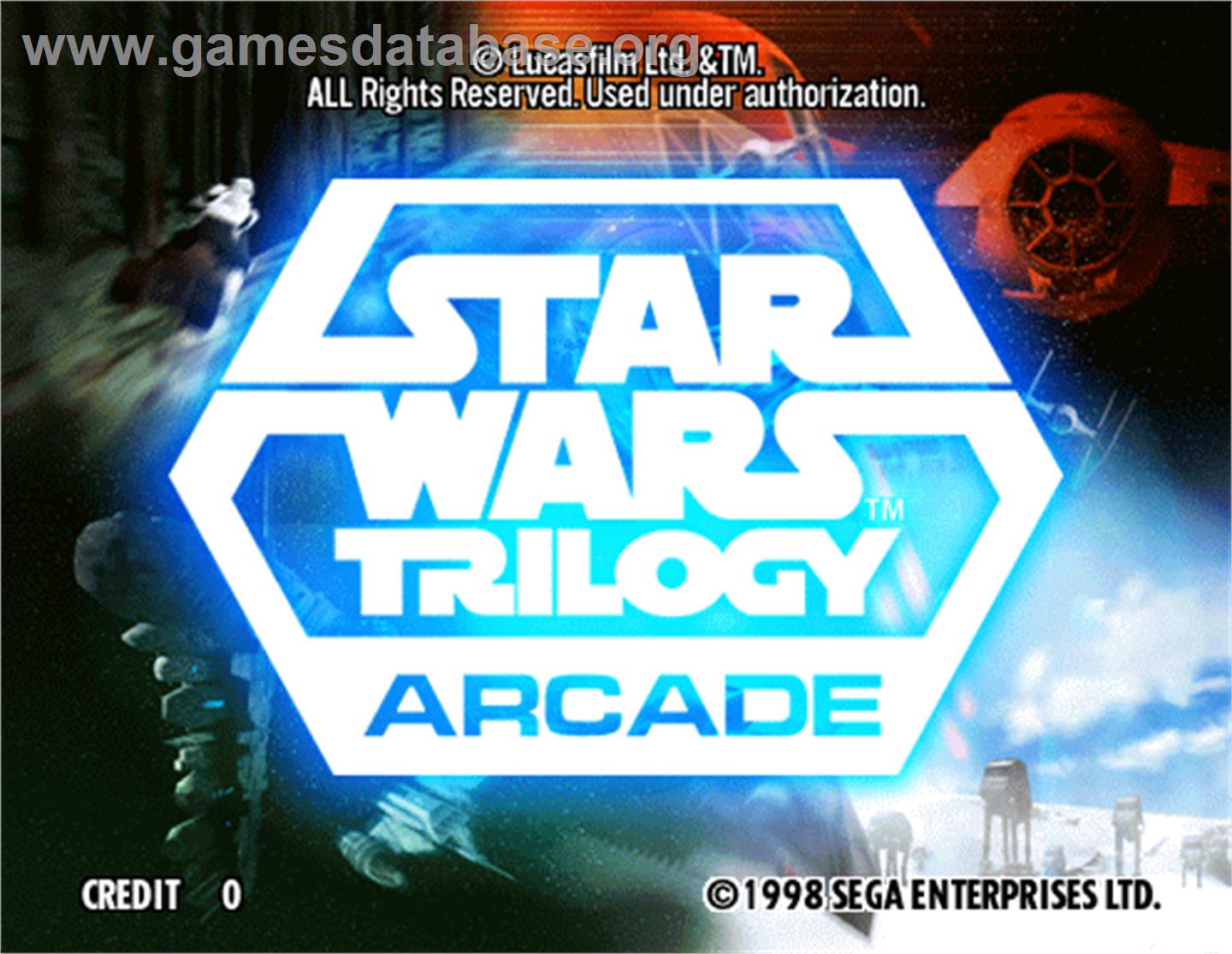 Star Wars Trilogy - Arcade - Artwork - Title Screen