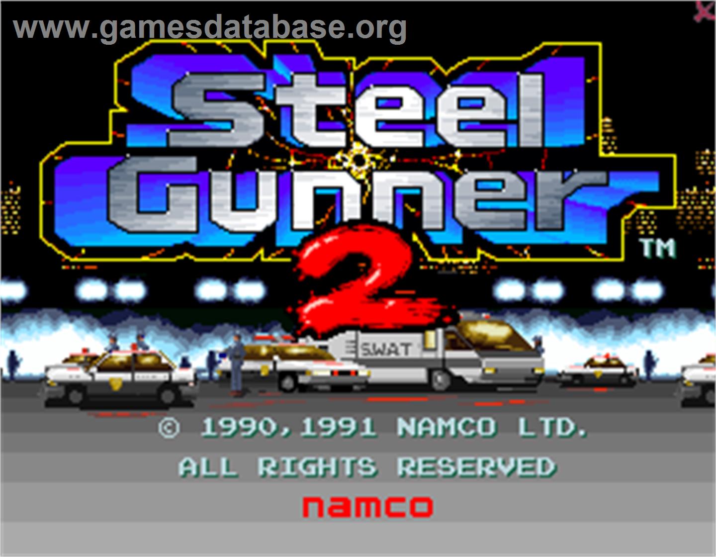 Steel Gunner 2 - Arcade - Artwork - Title Screen