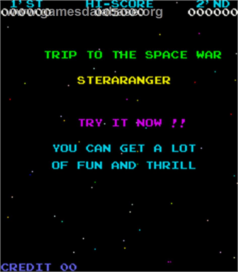 Steraranger - Arcade - Artwork - Title Screen