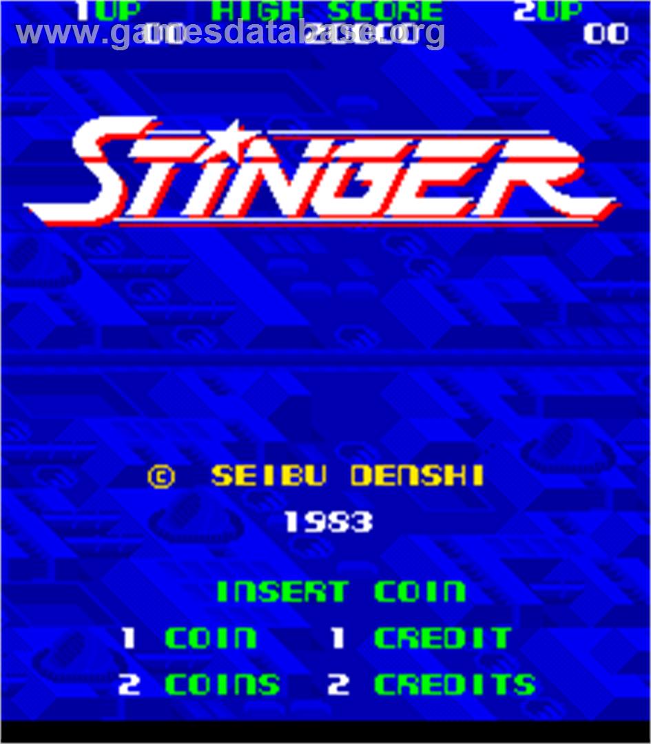 Stinger - Arcade - Artwork - Title Screen