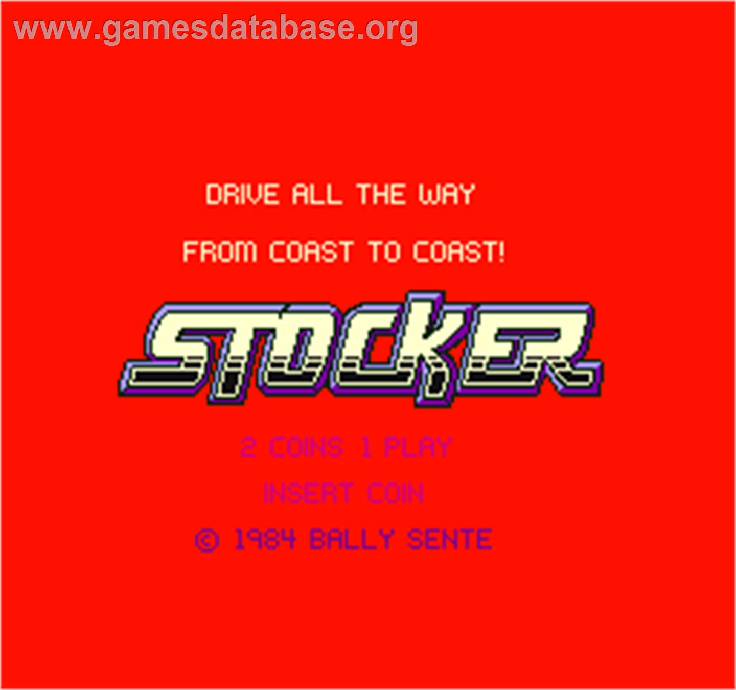 Stocker - Arcade - Artwork - Title Screen