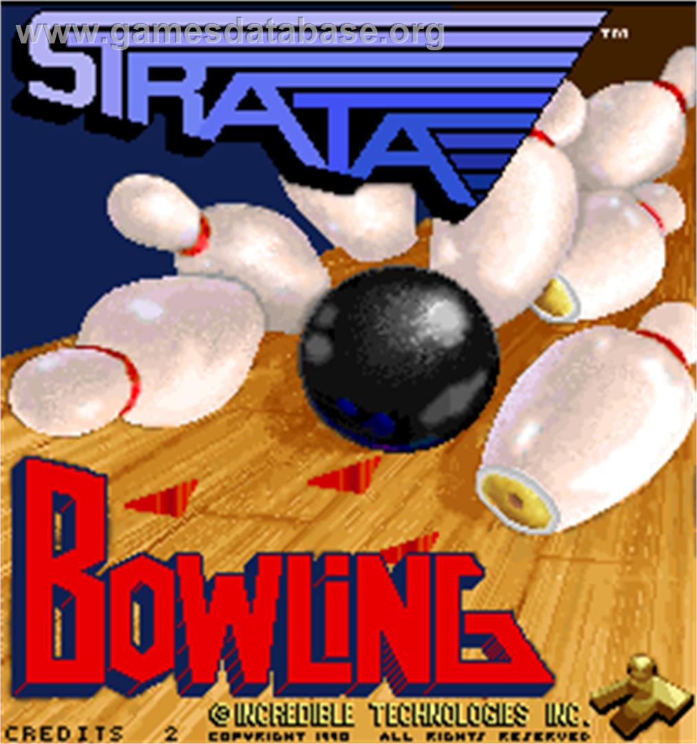 Strata Bowling - Arcade - Artwork - Title Screen