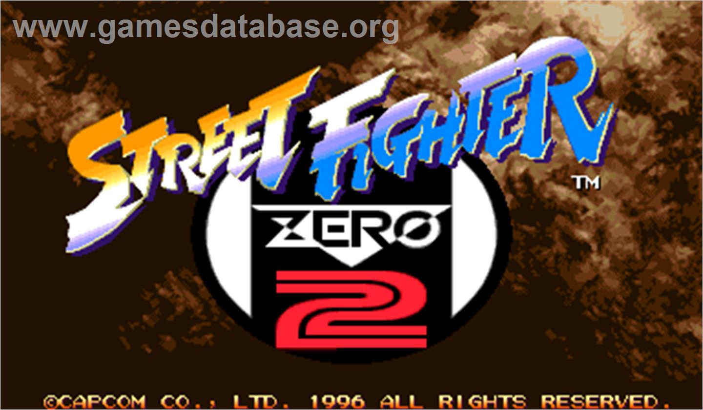 Street Fighter Zero 2 - Arcade - Artwork - Title Screen