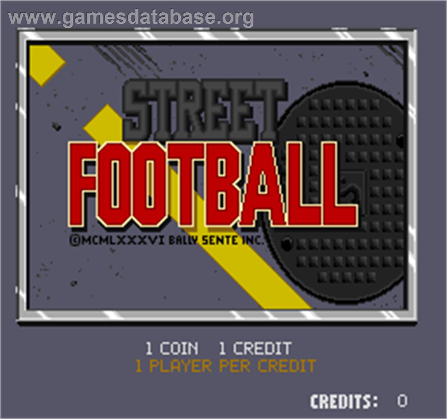 Street Football - Arcade - Artwork - Title Screen