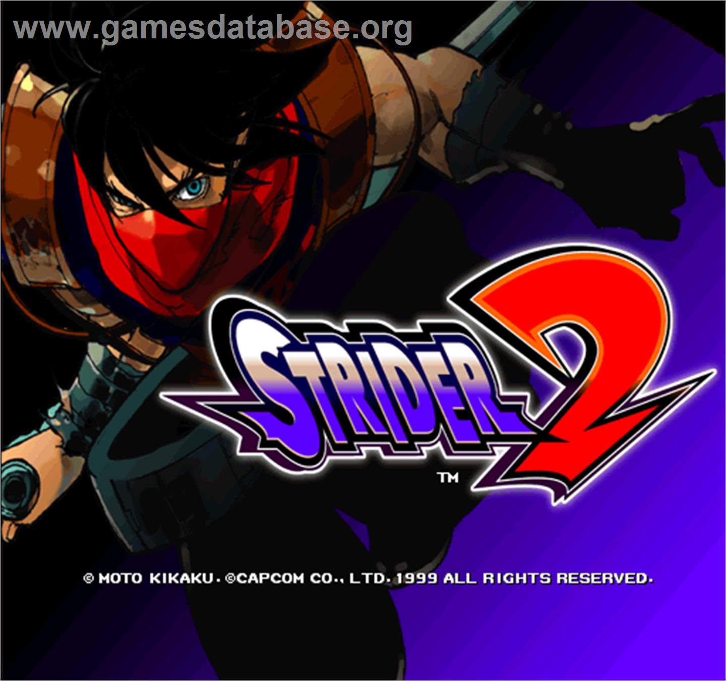Strider 2 - Arcade - Artwork - Title Screen