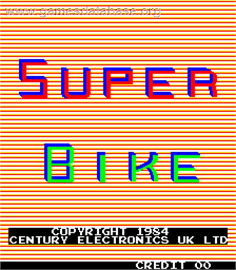 Super Bike - Arcade - Artwork - Title Screen