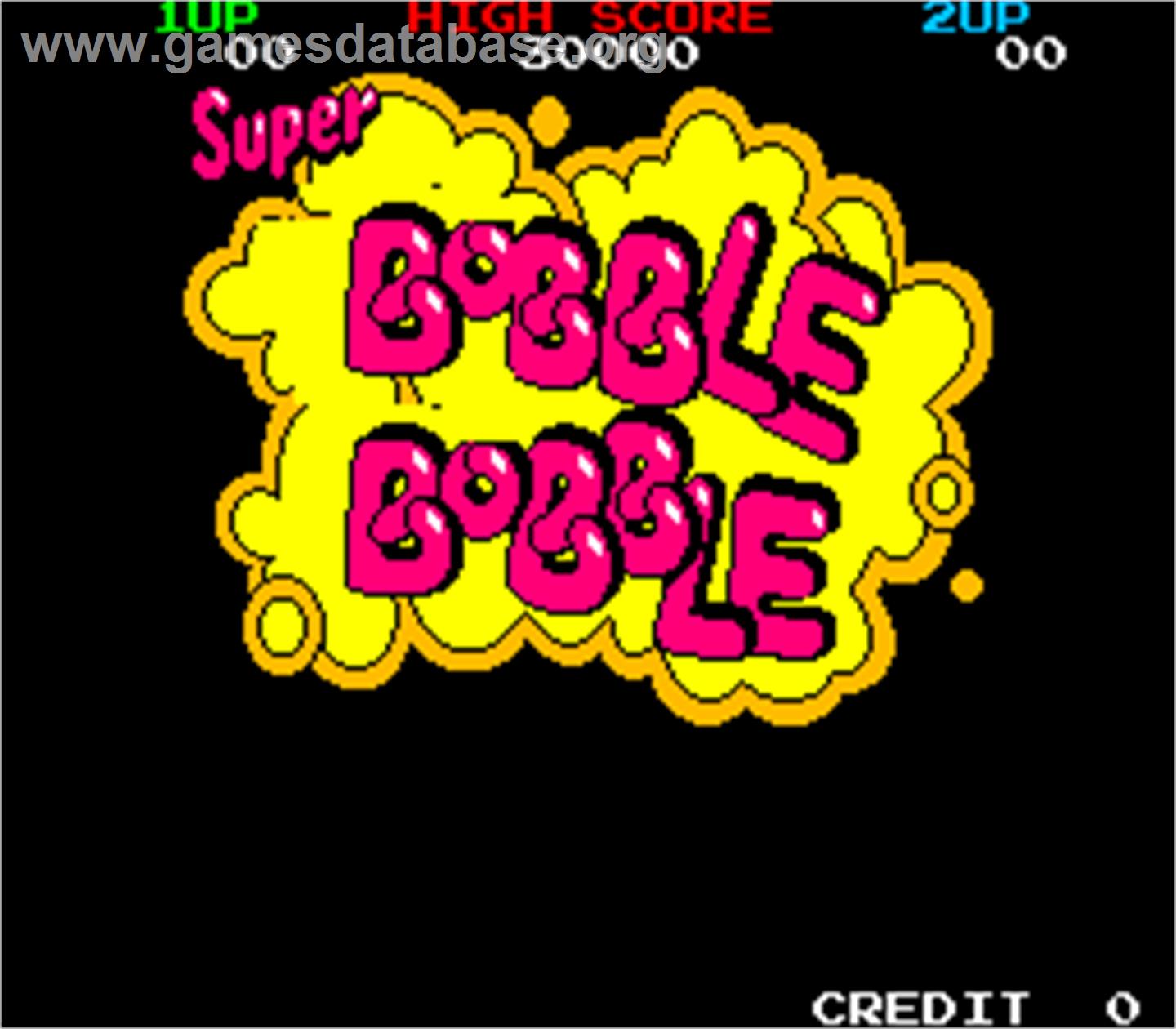 Super Bobble Bobble - Arcade - Artwork - Title Screen