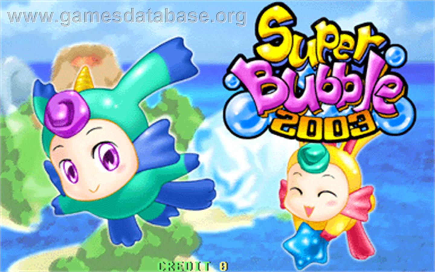 Super Bubble 2003 - Arcade - Artwork - Title Screen
