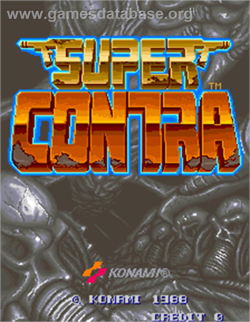 Super Contra - Arcade - Artwork - Title Screen