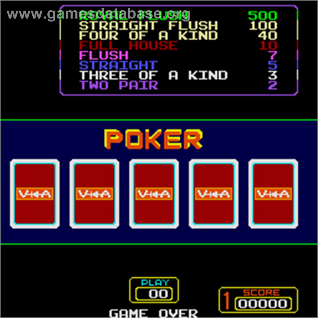 Super Draw Poker - Arcade - Artwork - Title Screen