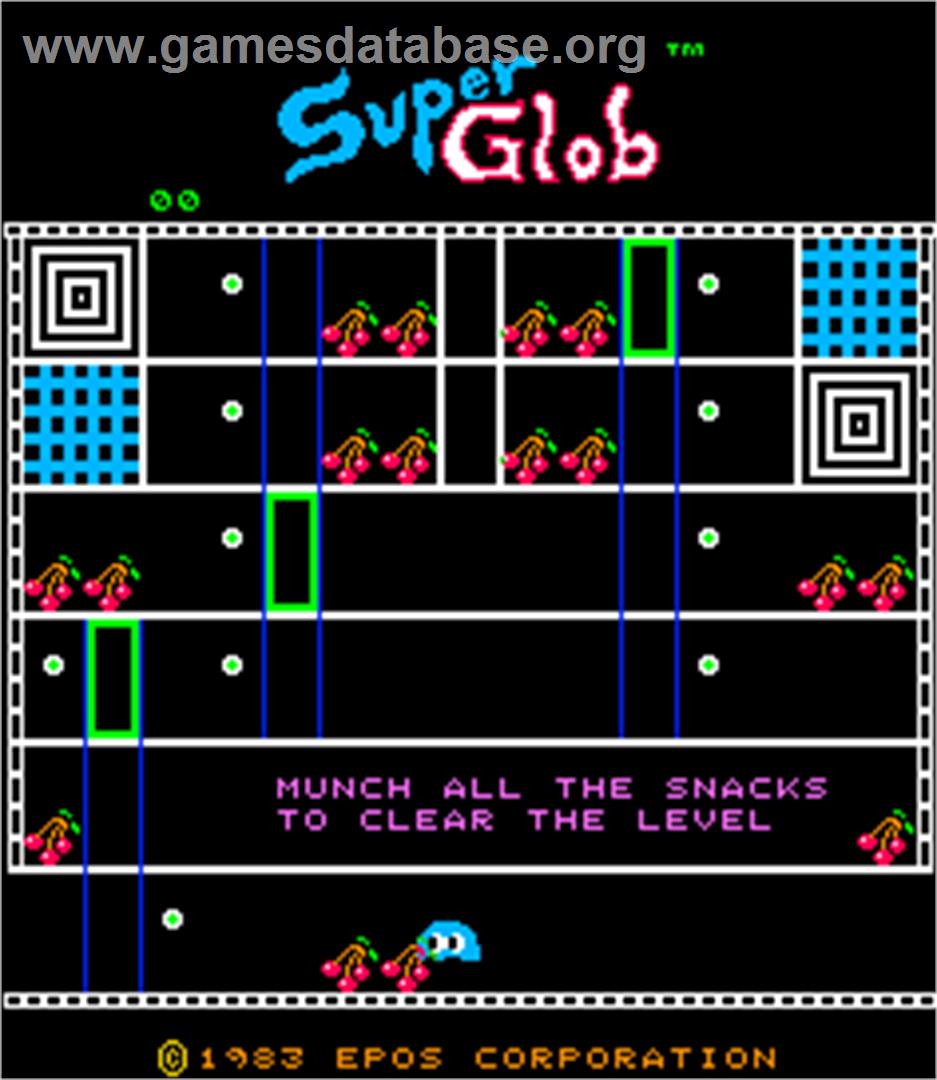 Super Glob - Arcade - Artwork - Title Screen