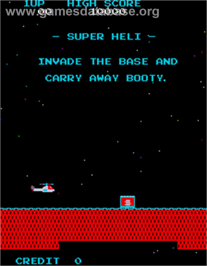Super Heli - Arcade - Artwork - Title Screen