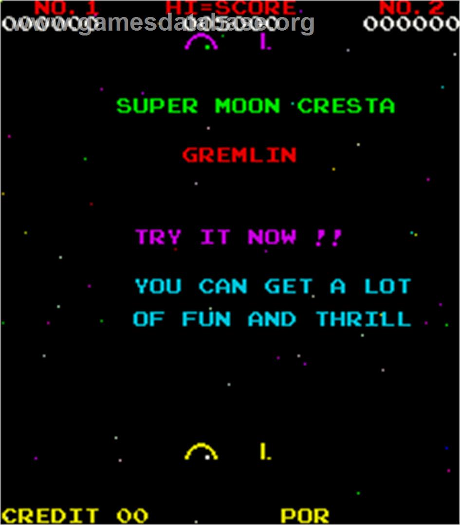 Super Moon Cresta - Arcade - Artwork - Title Screen