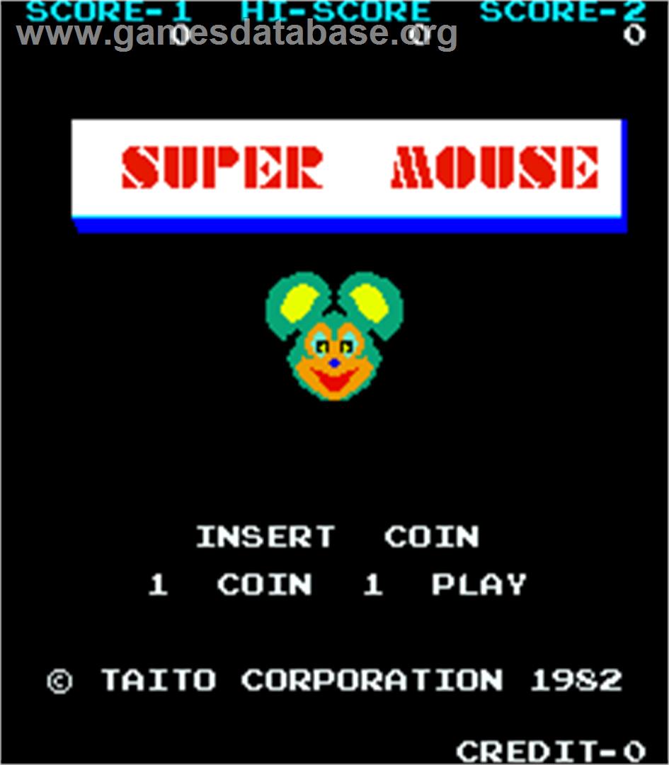 Super Mouse - Arcade - Artwork - Title Screen