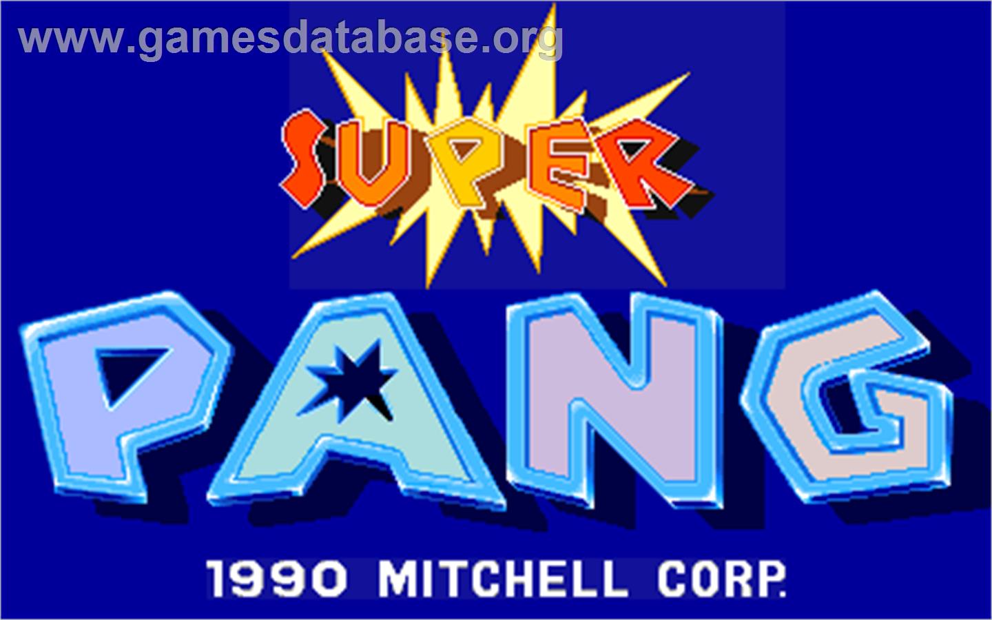Super Pang - Arcade - Artwork - Title Screen