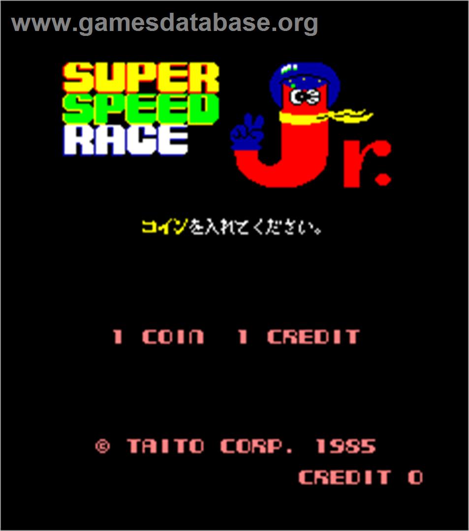 Super Speed Race Junior - Arcade - Artwork - Title Screen