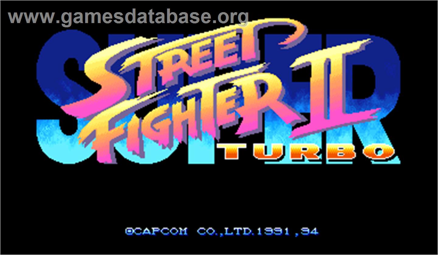 Super Street Fighter II Turbo - Arcade - Artwork - Title Screen