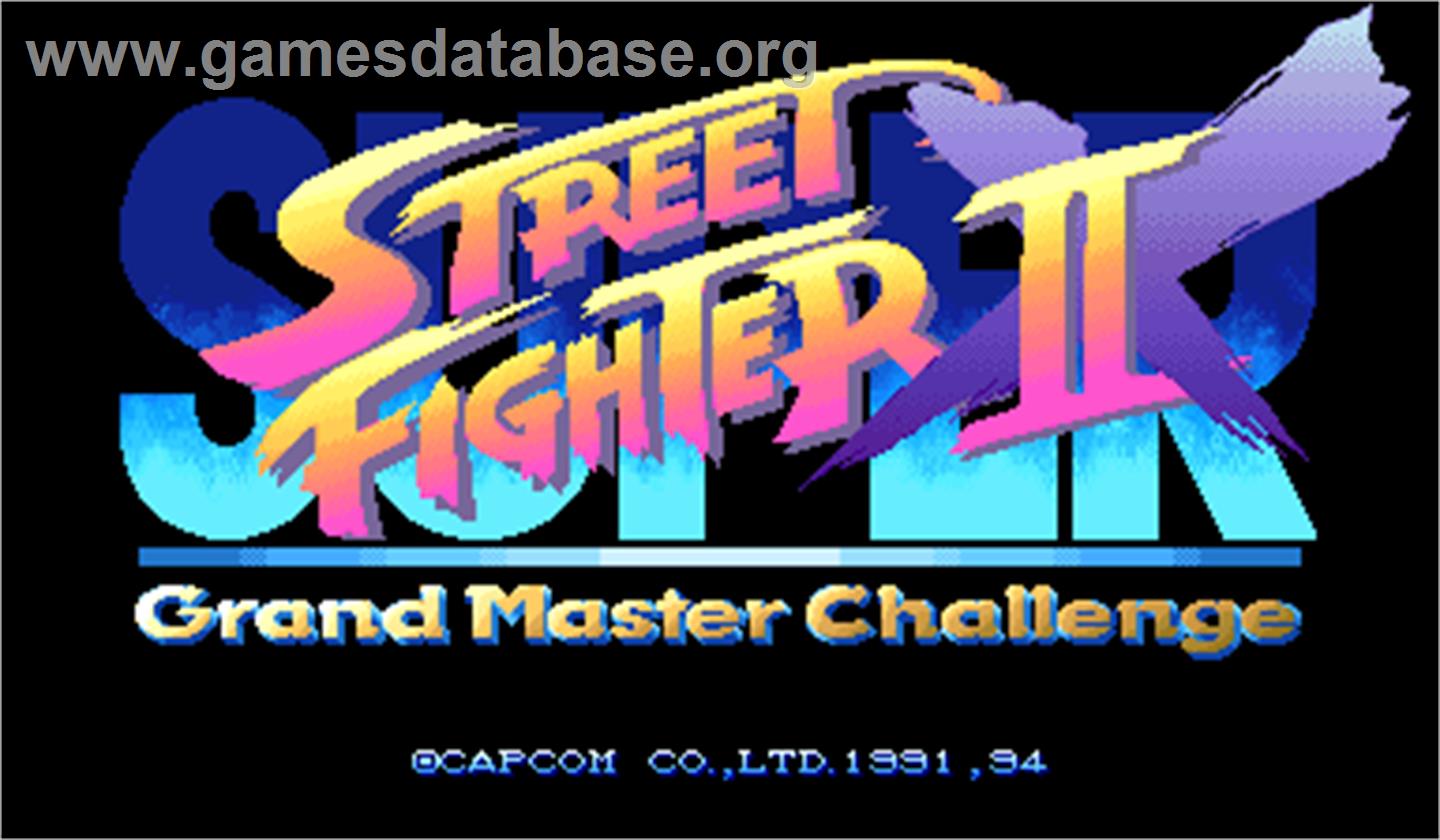 Super Street Fighter II X: Grand Master Challenge - Arcade - Artwork - Title Screen