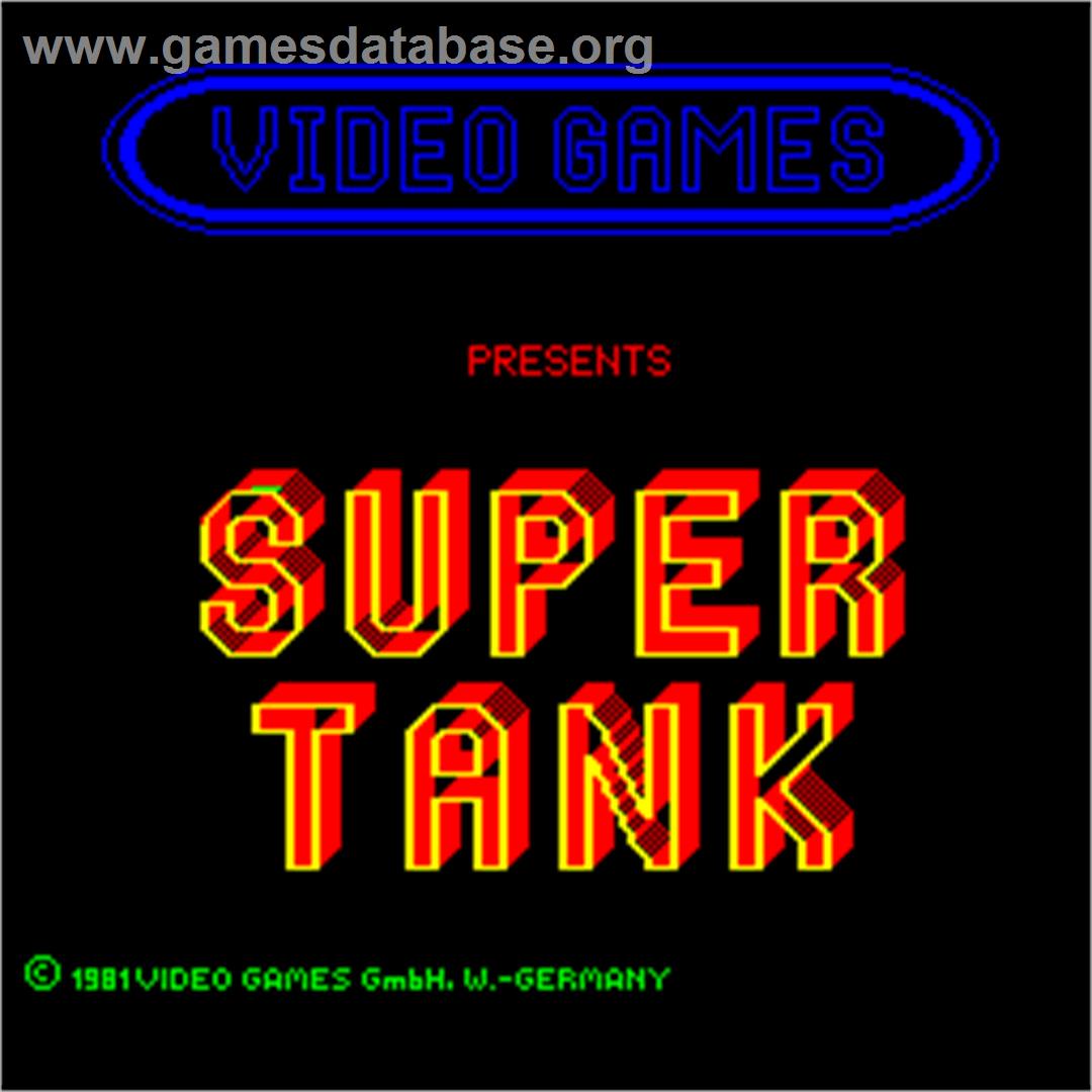 Super Tank - Arcade - Artwork - Title Screen