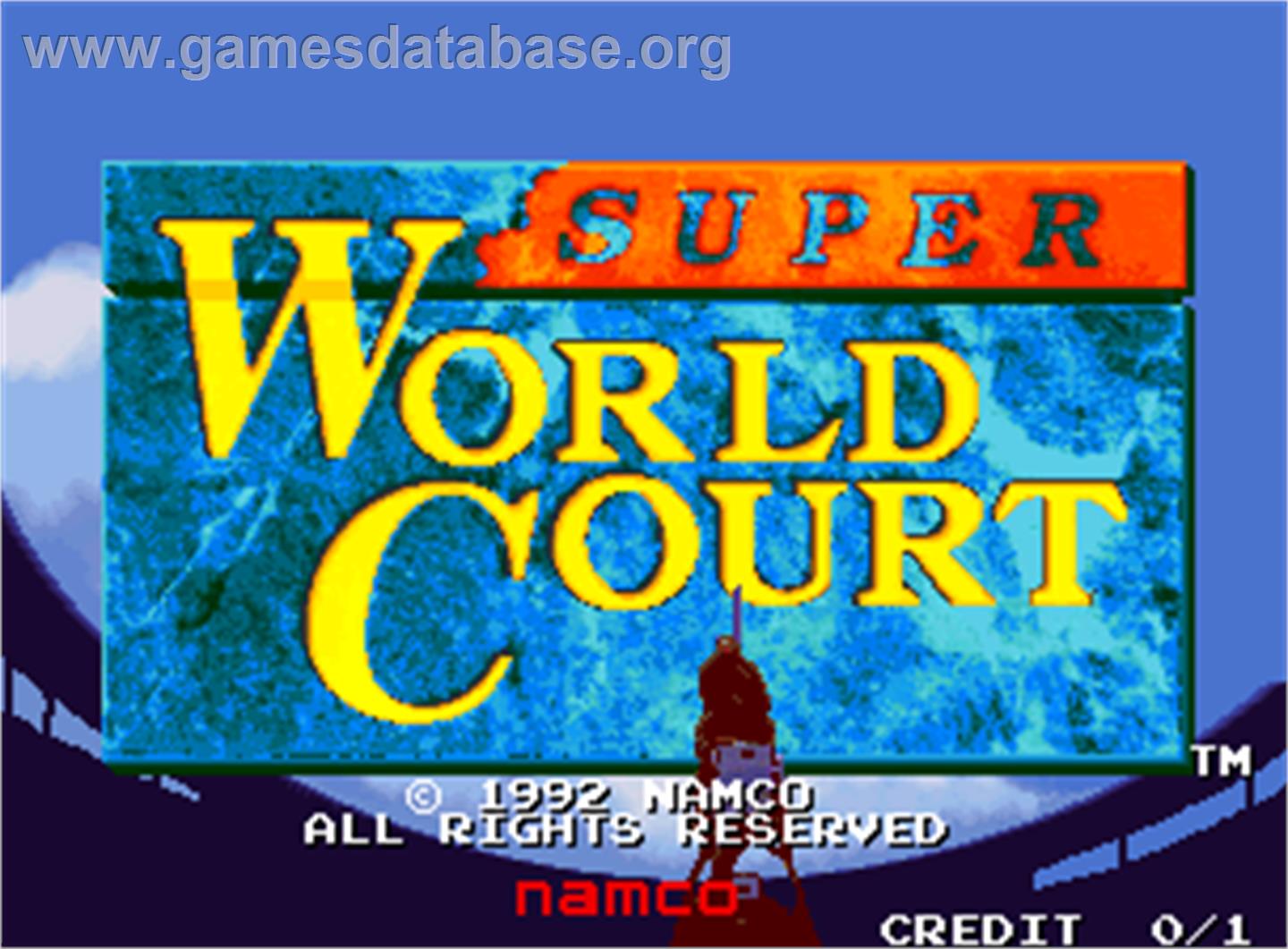 Super World Court - Arcade - Artwork - Title Screen