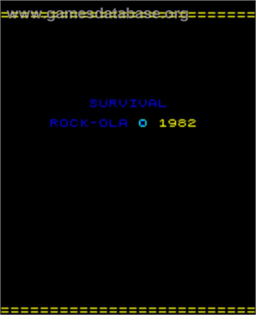 Survival - Arcade - Artwork - Title Screen