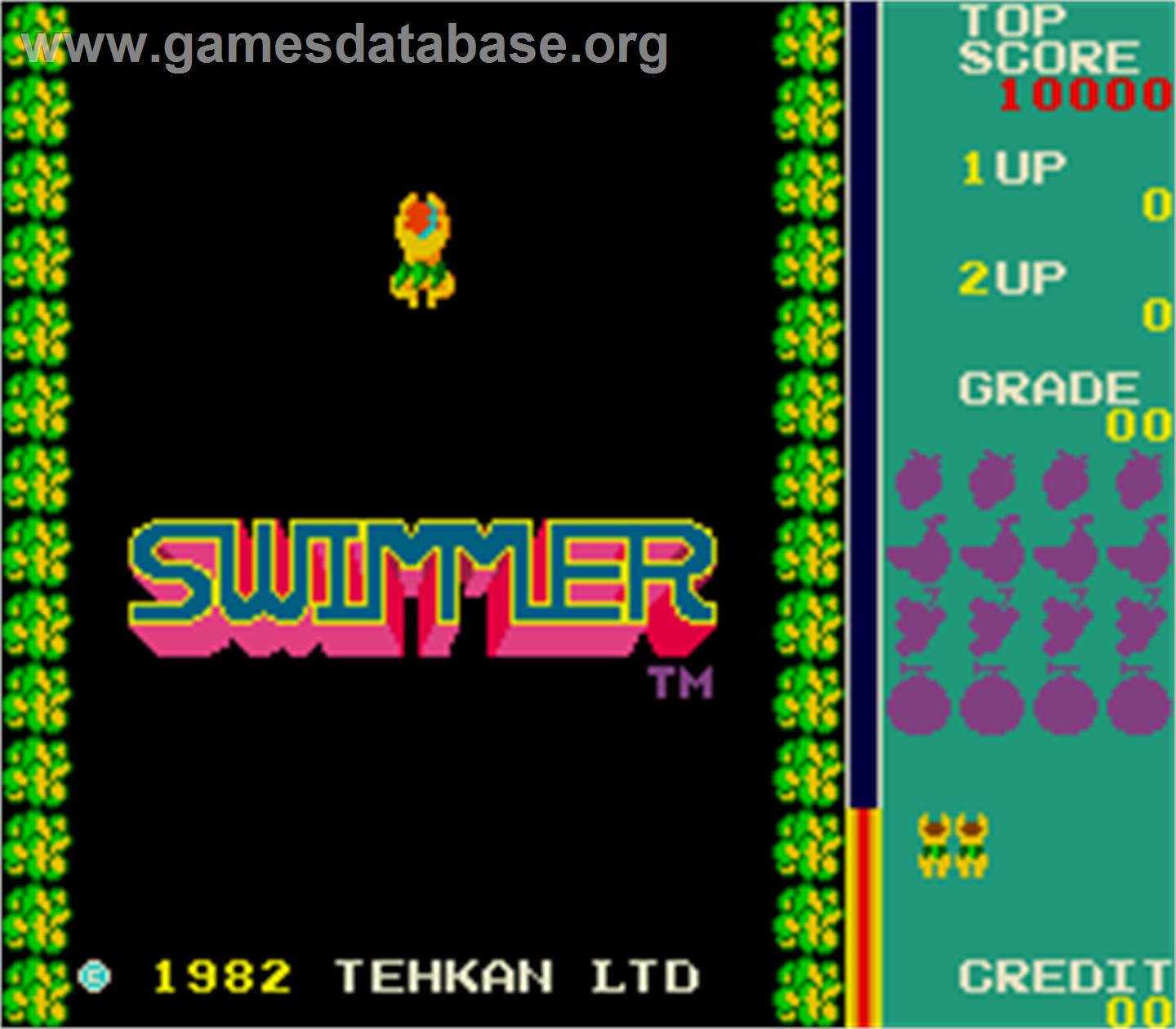 Swimmer - Arcade - Artwork - Title Screen