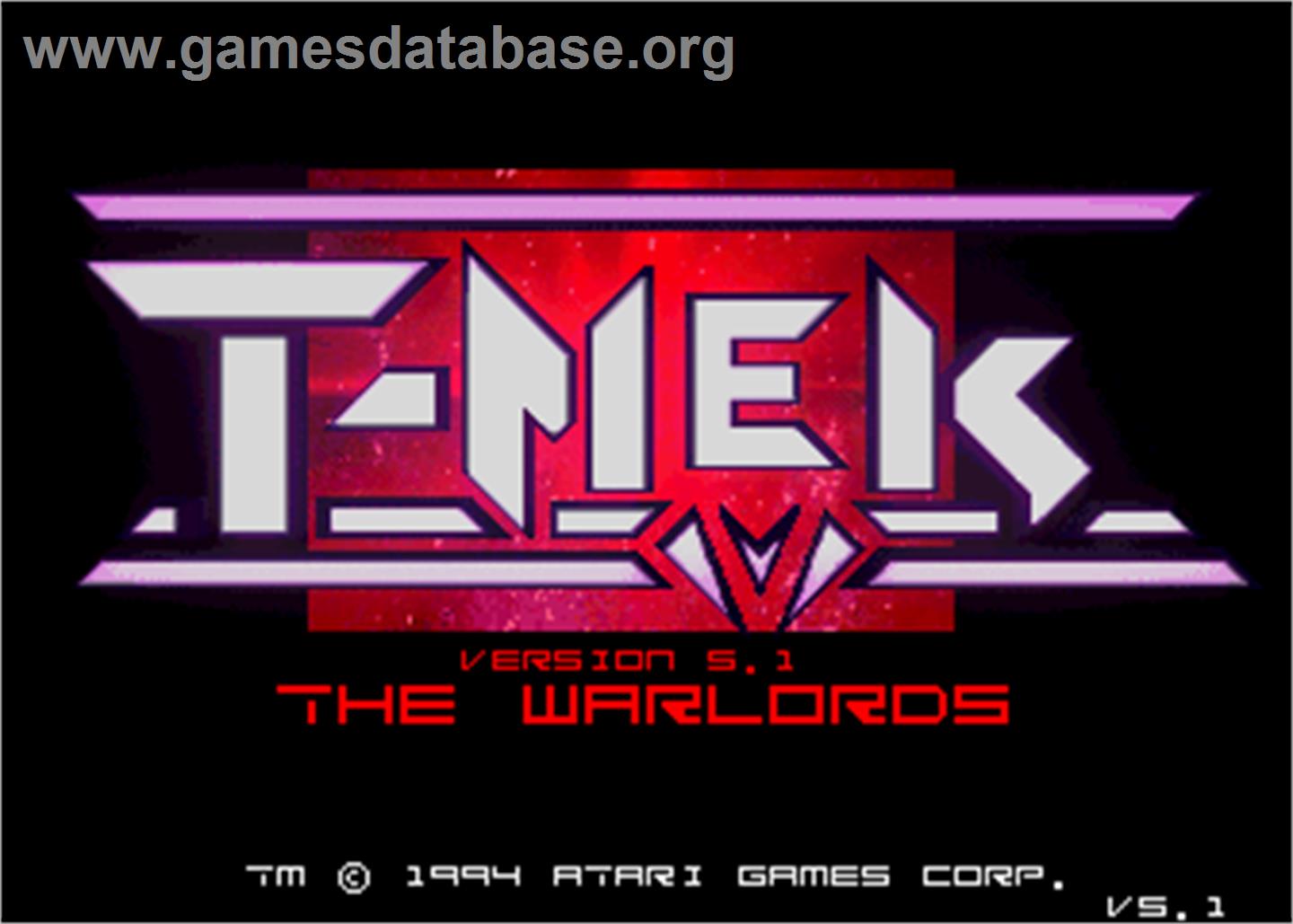 T-MEK - Arcade - Artwork - Title Screen