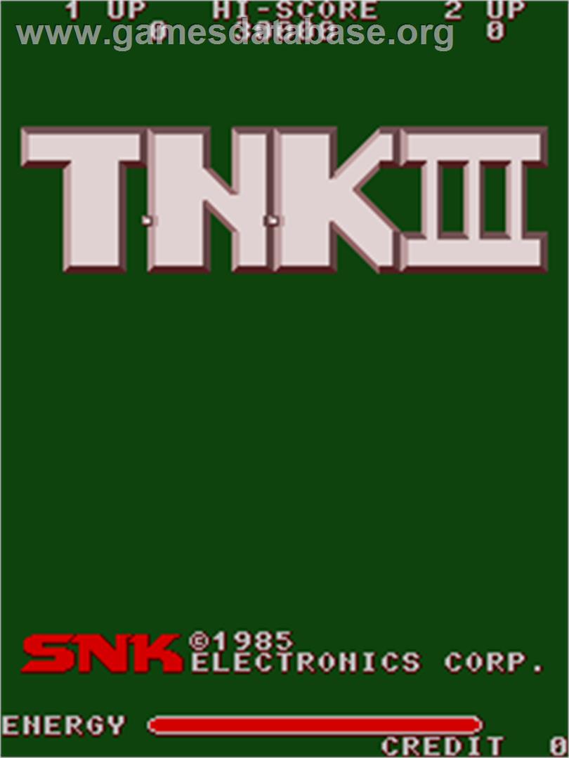 T.N.K III - Arcade - Artwork - Title Screen