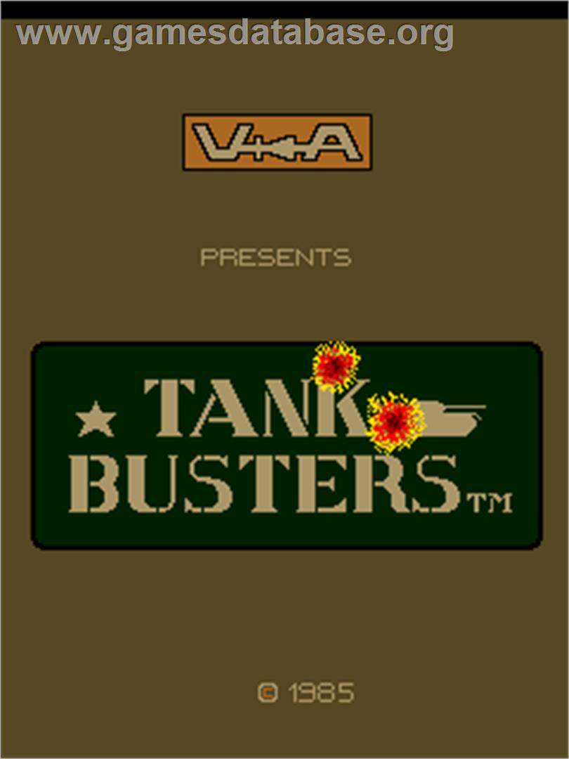 Tank Busters - Arcade - Artwork - Title Screen