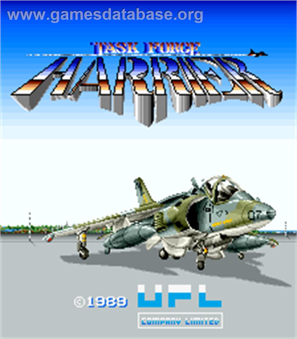 Task Force Harrier - Arcade - Artwork - Title Screen