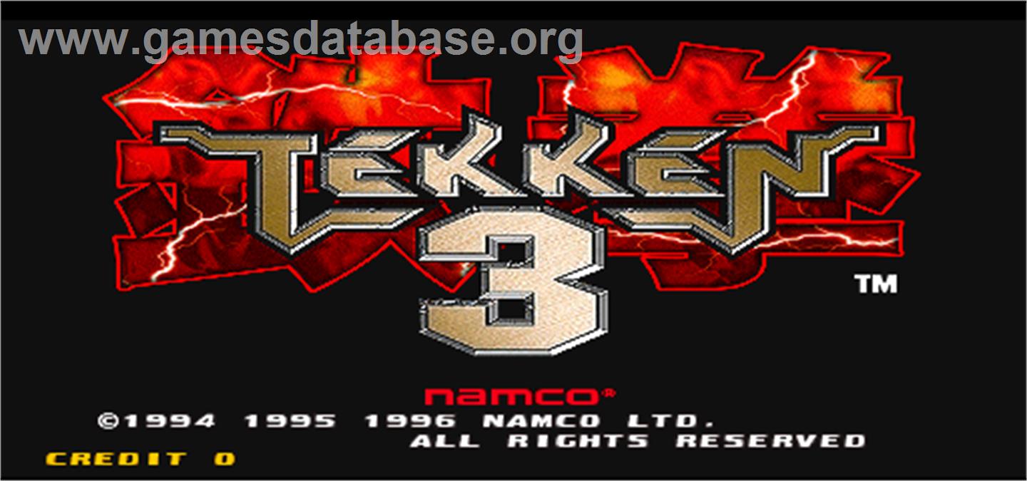 Tekken 3 - Arcade - Artwork - Title Screen