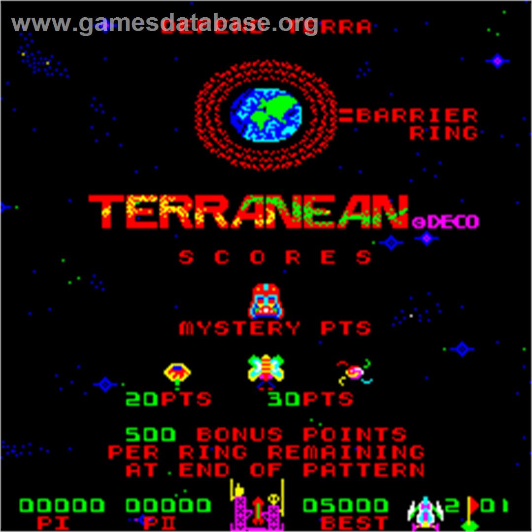 Terranean - Arcade - Artwork - Title Screen