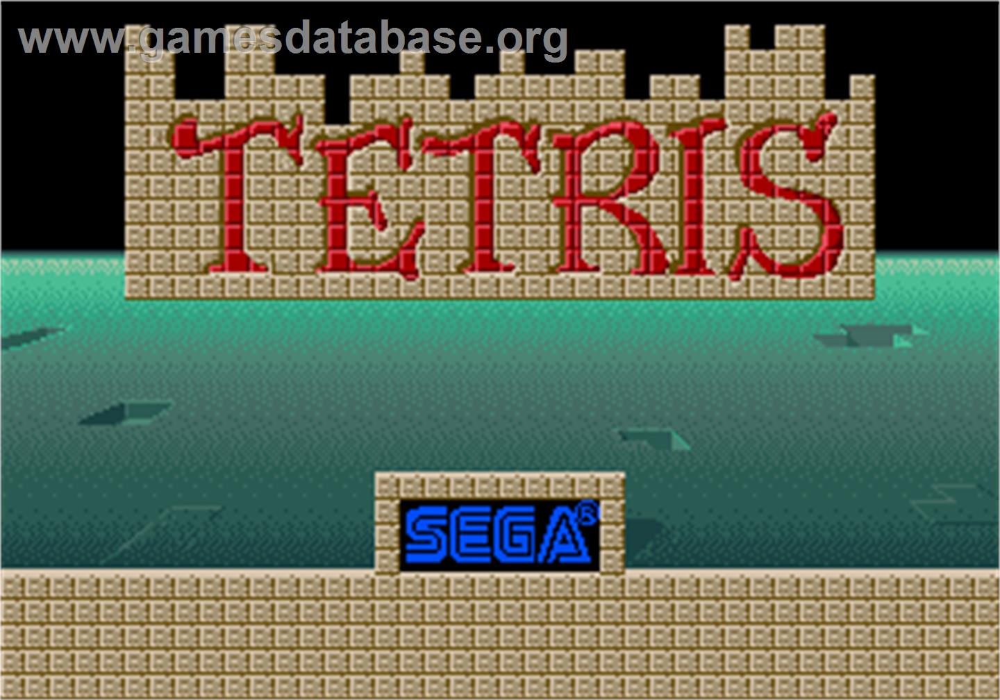 Tetris - Arcade - Artwork - Title Screen