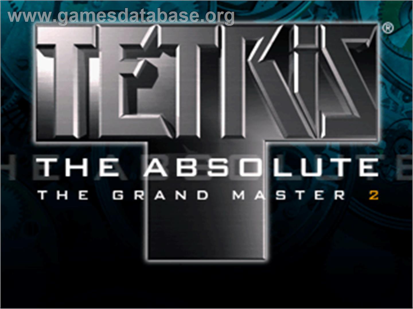 Tetris the Absolute The Grand Master 2 - Arcade - Artwork - Title Screen