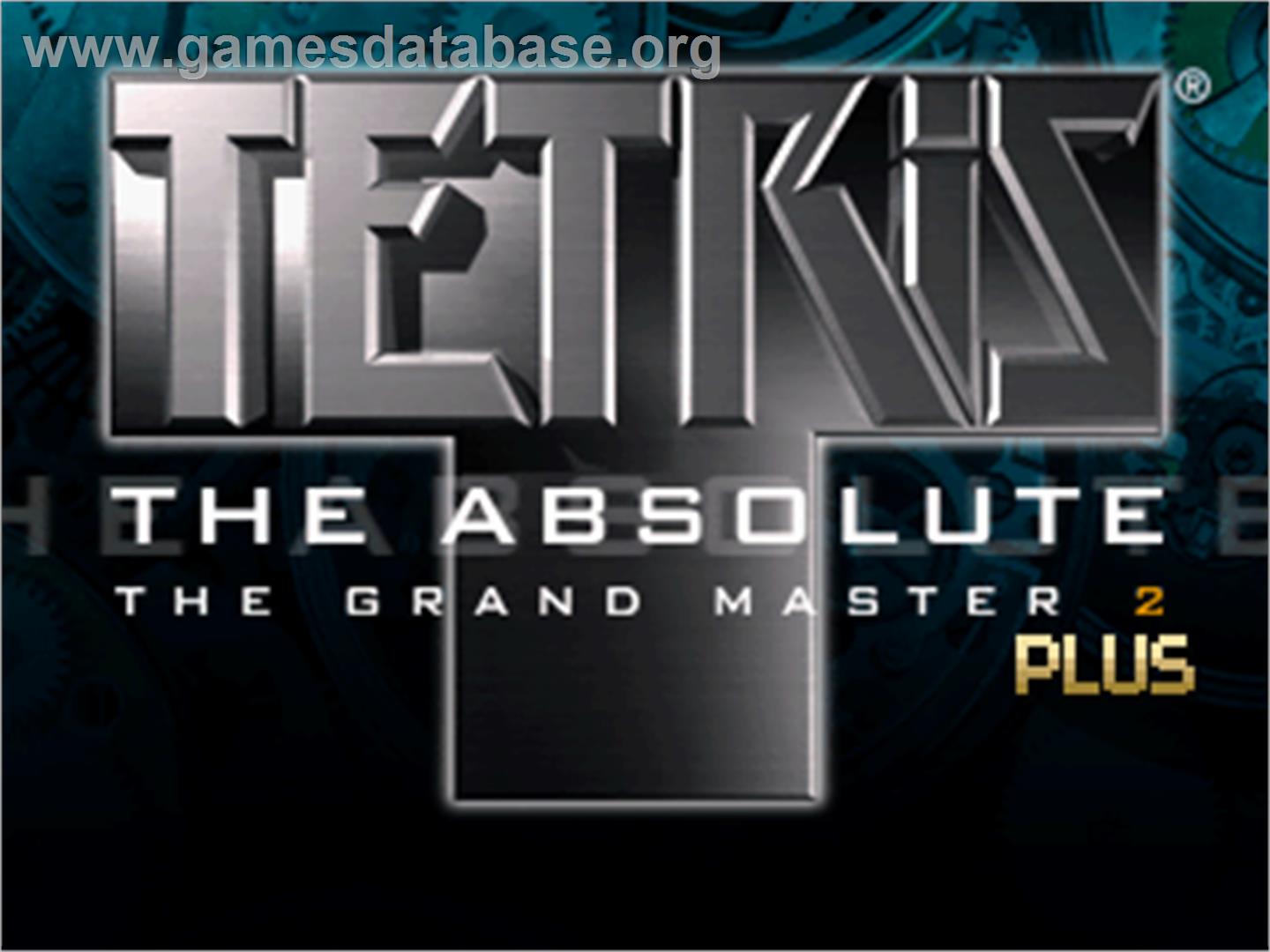 Tetris the Absolute The Grand Master 2 Plus - Arcade - Artwork - Title Screen