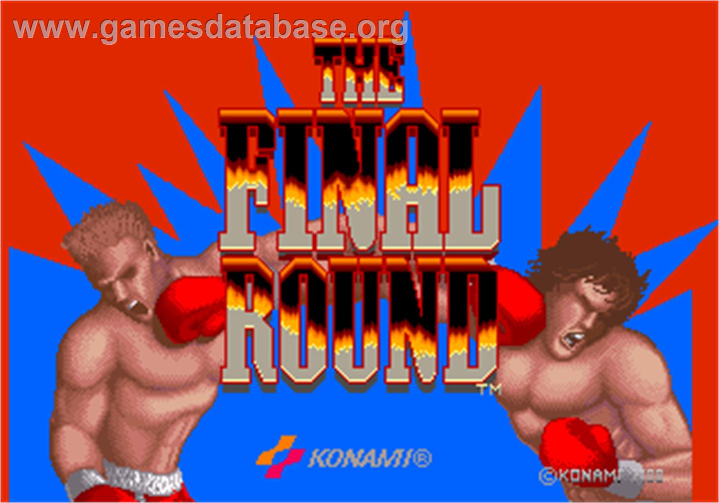 The Final Round - Arcade - Artwork - Title Screen