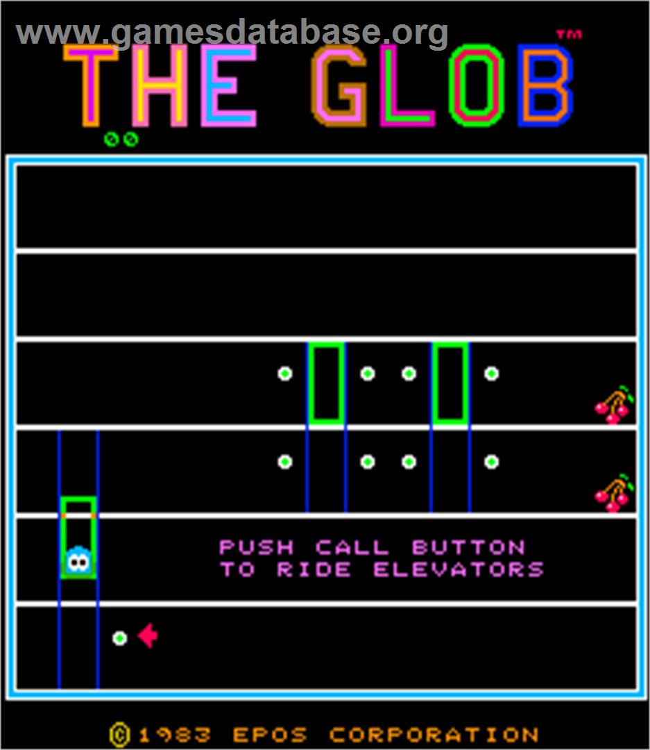 The Glob - Arcade - Artwork - Title Screen
