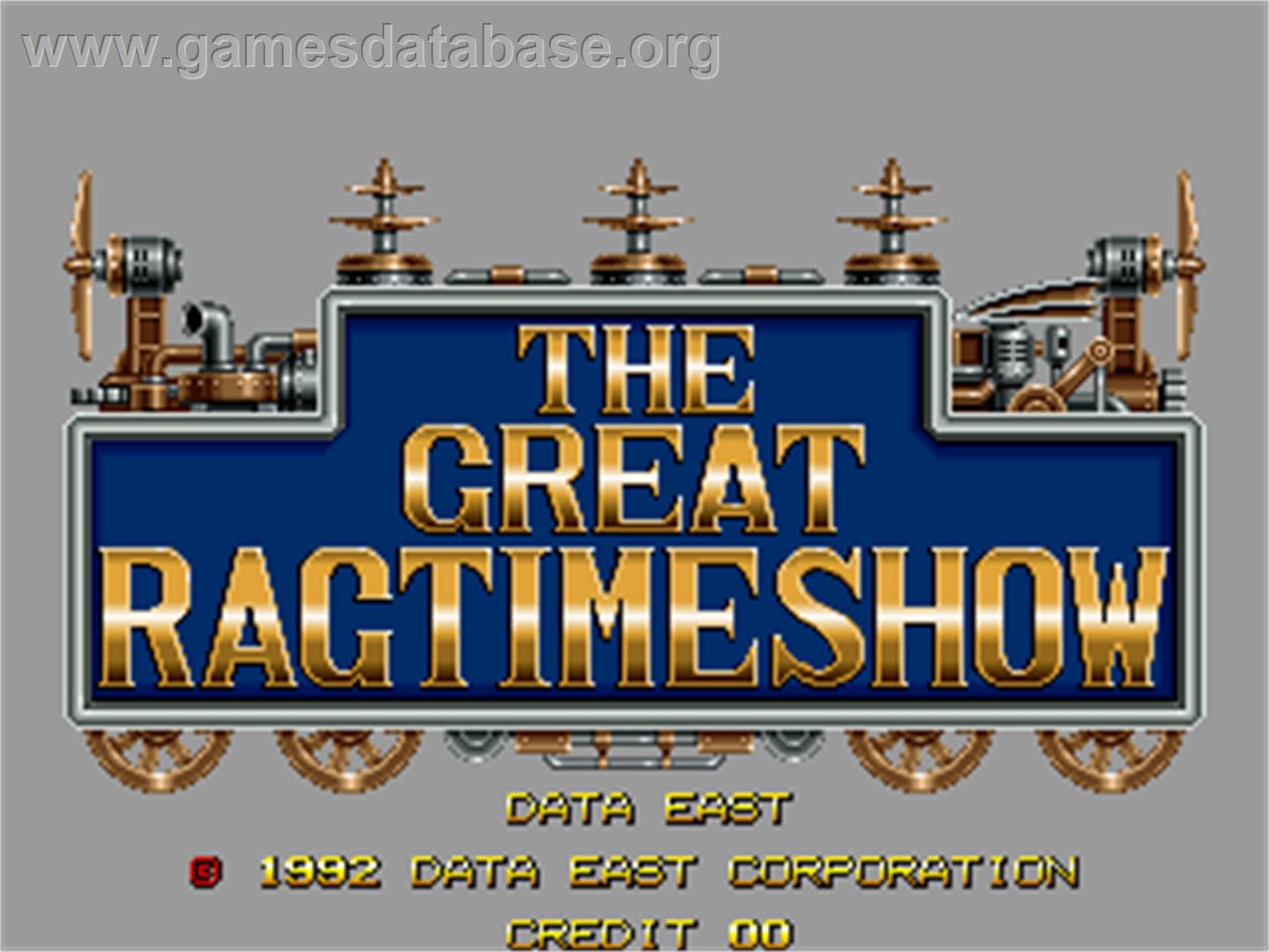 The Great Ragtime Show - Arcade - Artwork - Title Screen