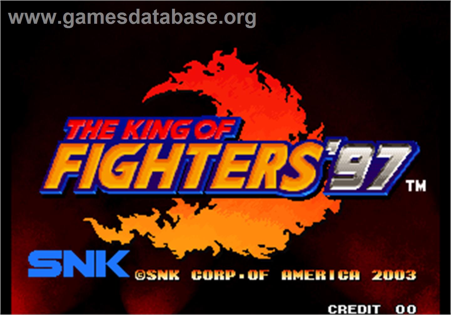 The King of Fighters '97 Plus - Arcade - Artwork - Title Screen