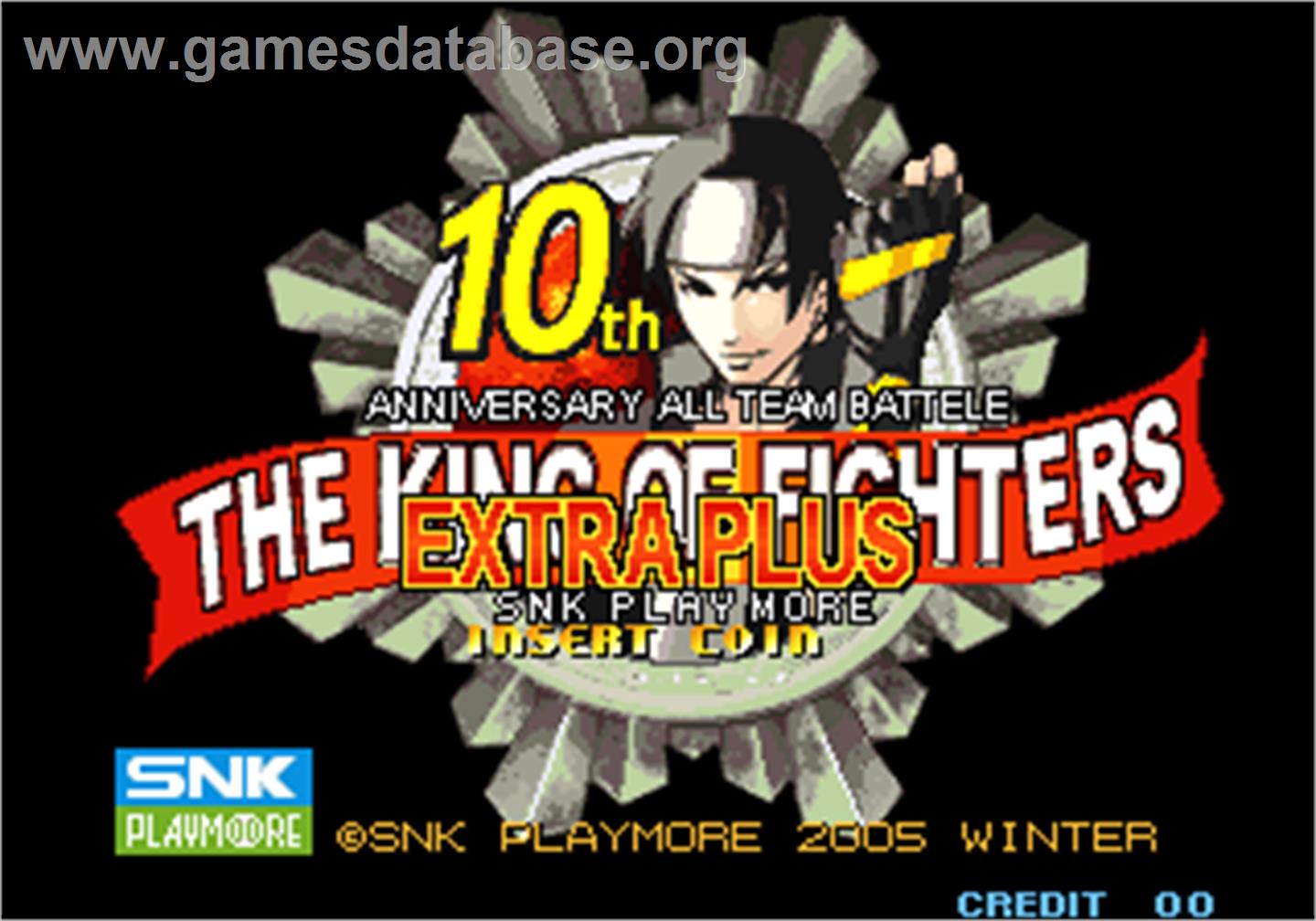 The King of Fighters 10th Anniversary Extra Plus - Arcade - Artwork - Title Screen
