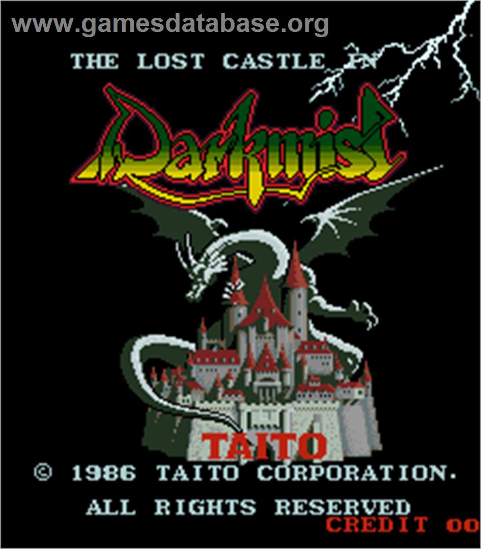 The Lost Castle In Darkmist - Arcade - Artwork - Title Screen
