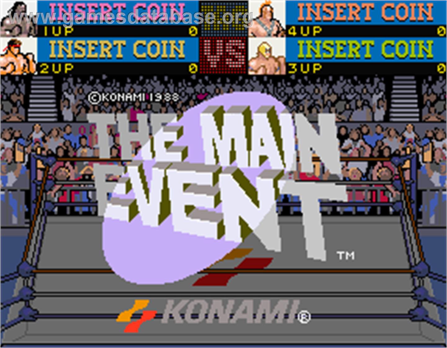The Main Event - Arcade - Artwork - Title Screen