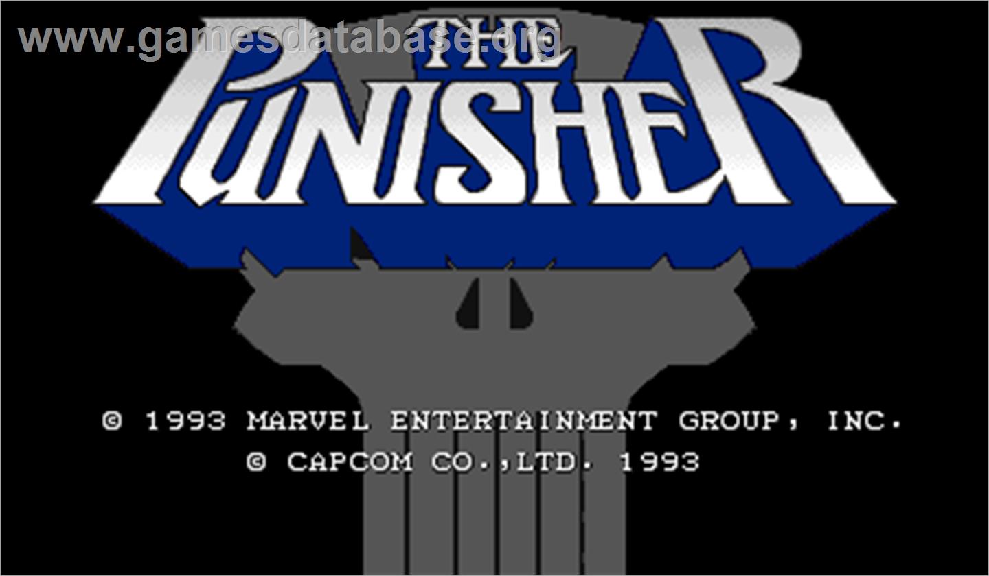 The Punisher - Arcade - Artwork - Title Screen