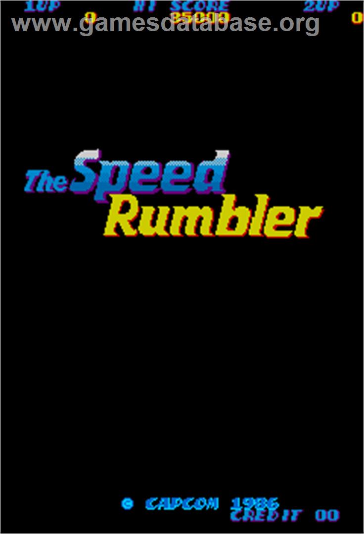 The Speed Rumbler - Arcade - Artwork - Title Screen