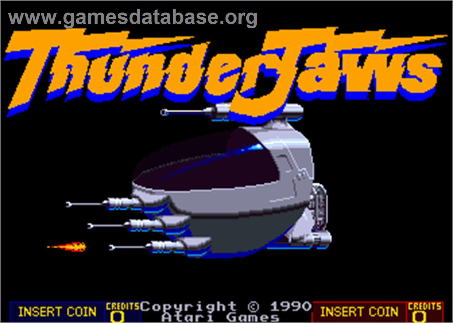 ThunderJaws - Arcade - Artwork - Title Screen